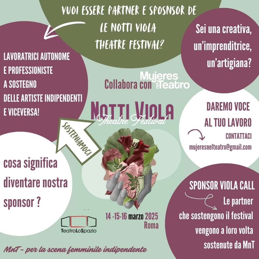 Mujeres nel Teatro lancia la PARTNER VIOLA CALL